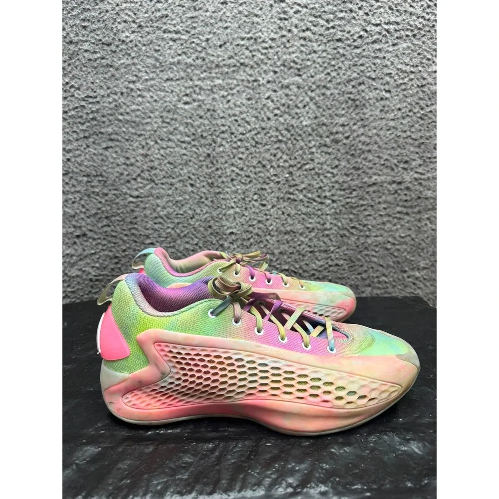 Adidas Anthony Edwards 1 Low Trainers‎ Cloud White Bliss Pink JR3916 Mens 9.5 US